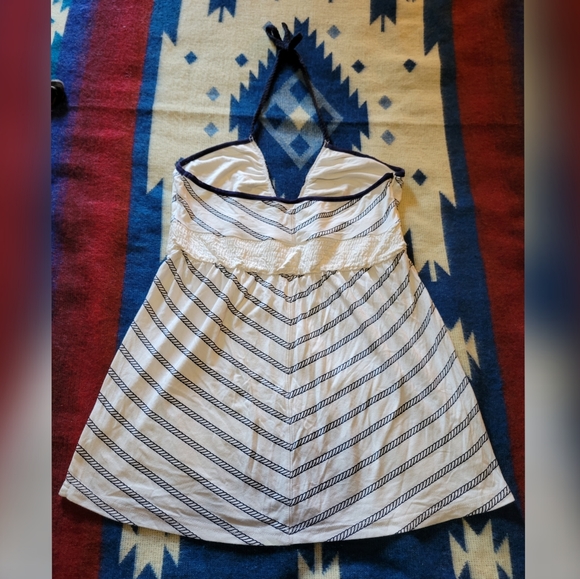 ⚓ Nautical blue and white tank top - Picture 4 of 7